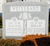 Mollie and Bill Weissbard Tombstone